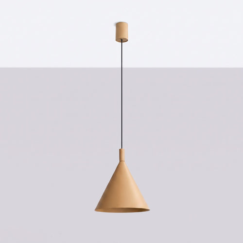 Sollux Lighting Hanglamp NOX 25 goud - 24,5x24,5x140cm