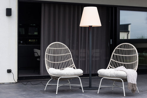 Rebellenclub Tuin Vloerlamp Kudos - ø50cm - Zwart