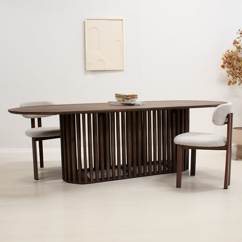 Giga Meubel Eettafel Ferran - Ovaal - Mangohout - 250cm