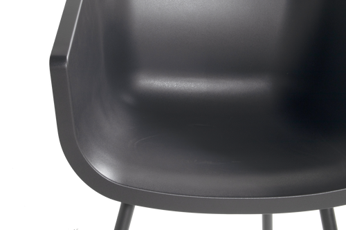 Hartman Tuinstoel Amalia Rondo - Antraciet Kunststof - Set Van 2 - vtwonen shop