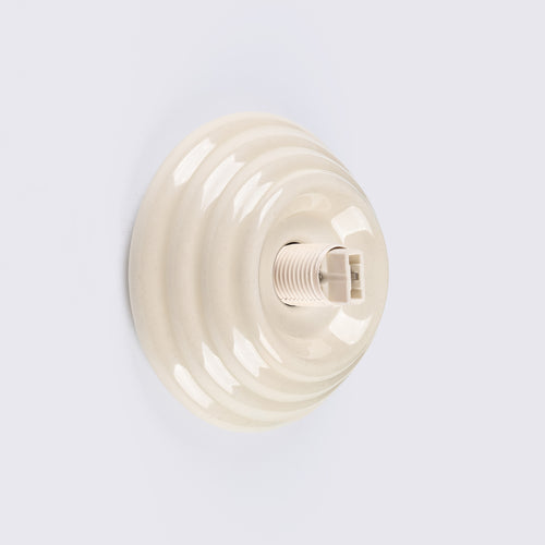 Sollux Lighting Wandlamp ZORI beige IP44 - 12x16x12cm