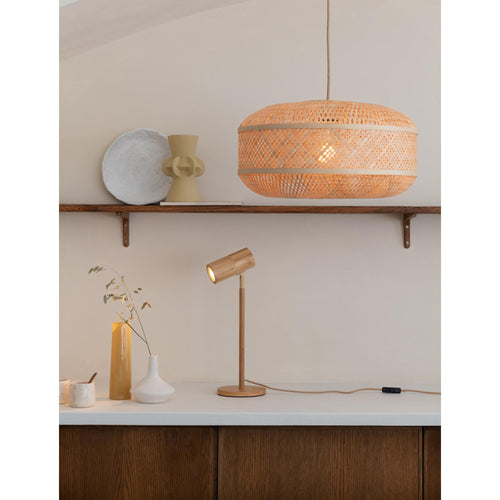 GOOD&MOJO hanglamp LANGKAWI - bruin - Ø50cm - vtwonen shop