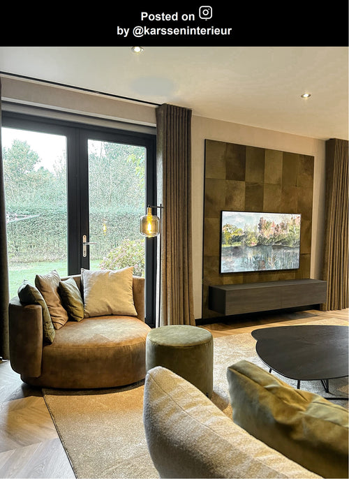 Lucide vloerlamp JOANET - 1xE27 - Fumé