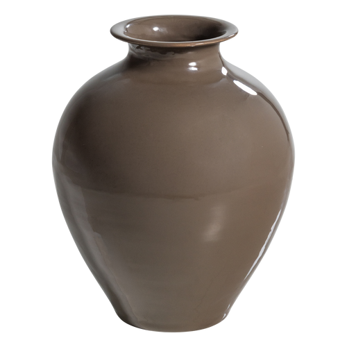 WOOOD wanddeco set vaas/kubus Numo - Metaal - Bruin - 39x19x19