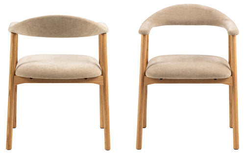 Rebellenclub Eetkamerstoel Joren - Set van 2 - Beige - vtwonen shop