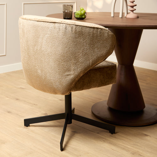 Starfurn  eetkamerstoel Persie - bruin - 69x71x52cm