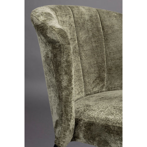 Dutchbone Georgia Eetkamerstoelen  Groen - Set van 2 - vtwonen shop