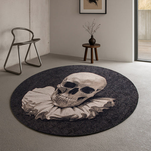 Louis De Poortere vloerkleed Funny Bones - zwart - 240x240cm - vtwonen shop