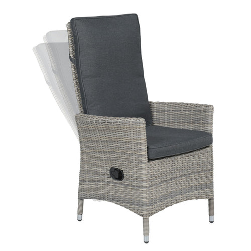 Cuba verstelbare fauteuil - vintage willow - reflex black - vtwonen shop