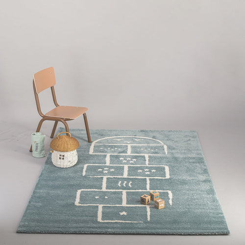 AFK Living vloerkleed Marelle - voor kinderen - blauw - 160 x 230 cm