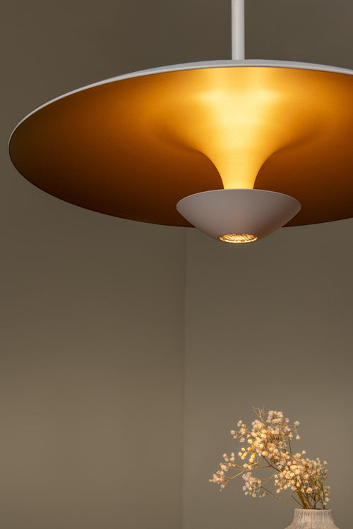 Lucide hanglamp KENNETH - Geïntegreerde LED - Wit - vtwonen shop