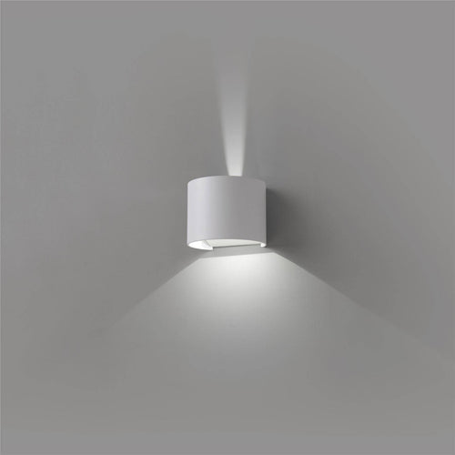 Faro Sunset - LED Buiten Wandlamp Wit IP54