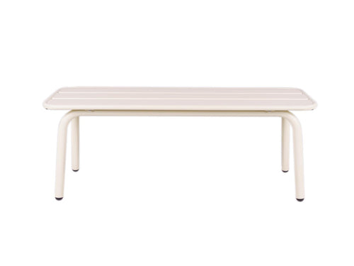 MaximaVida metalen tuinbank Max 120 cm ivoor - zonder rugleuning - vtwonen shop