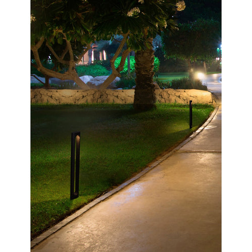 Nova Luce DIRA Buitenbol met antracietkleurige LED-verlichting, 6W 257lm, IP65, 3000K