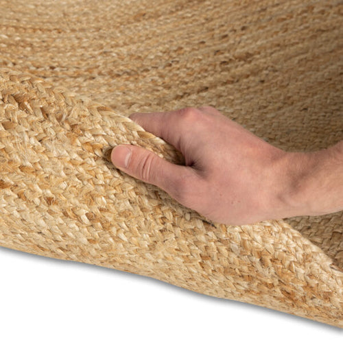 Mrcarpet Rond Jute Buitenkleed Outdoor Breeze Naturel 150cm - vtwonen shop