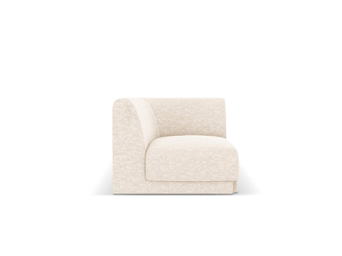 Micadoni Hoekmodule Miley chenille lichtbeige - 90x90x70cm