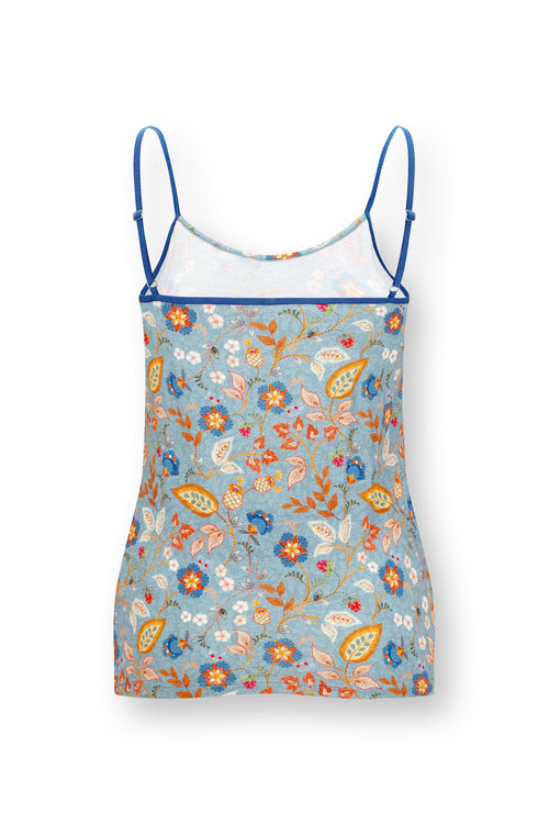 Pip Studio - Selina Pyjama Top - Dames - Querida - Blauw - XL - vtwonen shop