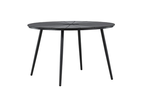 Rebellenclub Ronde Tuintafel Nella - ø120cm - Zwart
