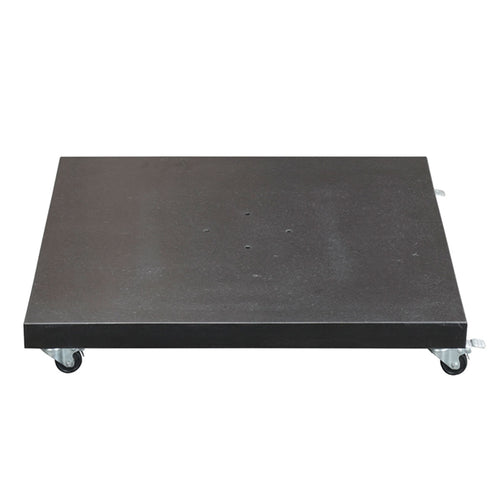 Garden Impressions parasolvoet Hawaii special zwart - 120 kg graniet - verrijdbaar