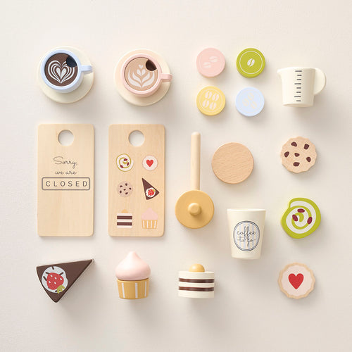 Petite Amélie Houten Koffiebar 22 delig - Noisette - vtwonen shop