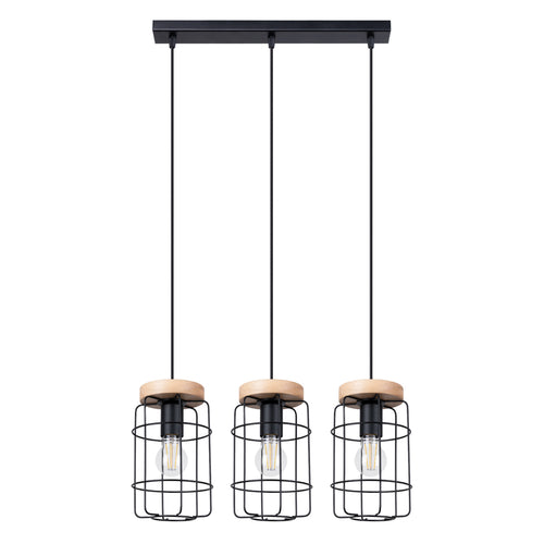 Sollux Lighting Hanglamp GOTTO 3L - 60x15x115cm