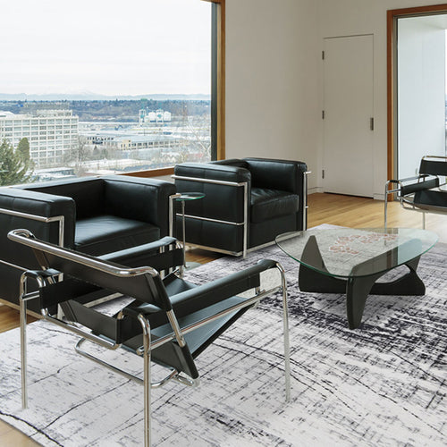 Louis De Poortere vloerkleed Metro Black & White - grijs - 200x280cm - vtwonen shop