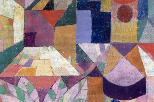 Canvas 60x40 Afdruk Burggarten Paul Klee