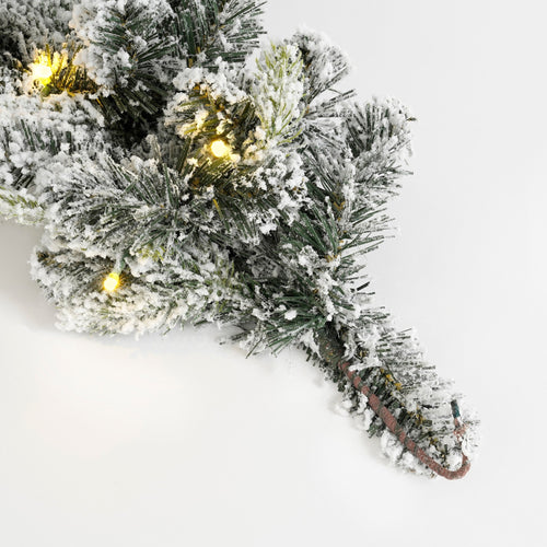 Black Box Trees Grimshaw Kerstslinger met Verlichting Led - Kerst Slinger met 2 Lichtstanden - op Batterij en met Timerfunctie - l180xd25cm