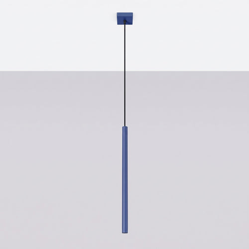 Sollux Lighting Hanglamp PASTELO 1 ultramarijn - 8x8x120cm