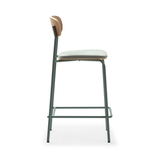 Calicosy - ADRIANA Set van 2 krukken - Grijs - 48x42x66 cm