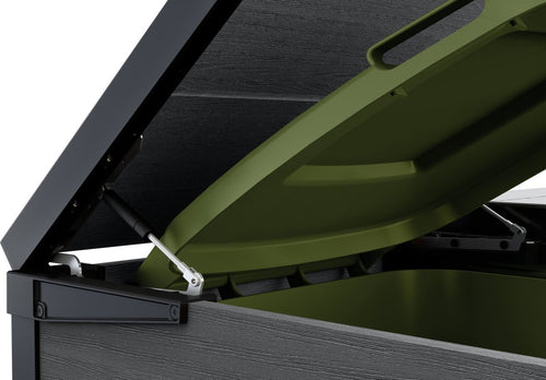 Keter Hide Away Containerberging - 3x 240L - Antraciet - vtwonen shop