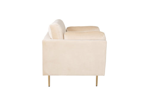BRAM Fauteuil Renzo - Beige Velours - vtwonen shop