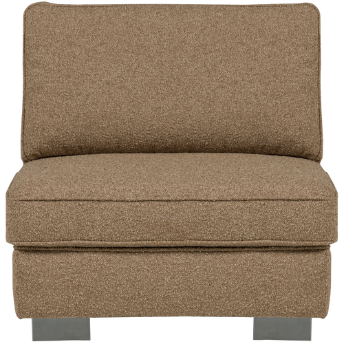 vtwonen element 1-zits Lazy - Bouclé - Bruin - vtwonen shop