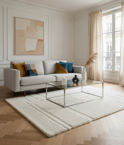 AFK Living vloerkleed Archi - Zacht comfort voor elke dag en OEKO-TEX® Standard 100 gecertificeerd. - beige - 160x230 cm