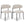 Furnhouse eetkamerstoel Diana - Crème wit - Stof (Bouclé) - Set van 2