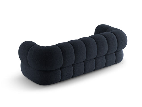 Cosmopolitan Design Bank Koge 3-zits, chenille marineblauw - 95x210x70cm