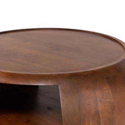 WOOOD salontafel Cole - Mango Hout - Bruin - 36x72x72 - vtwonen shop