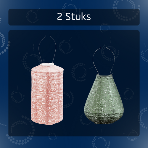 Lumiz solar lampion - lelie set - 2 stuks