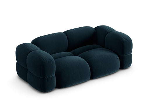 Cosmopolitan Design Bank Loretto 3-zits, flueel diepe olie - 100x210x68cm