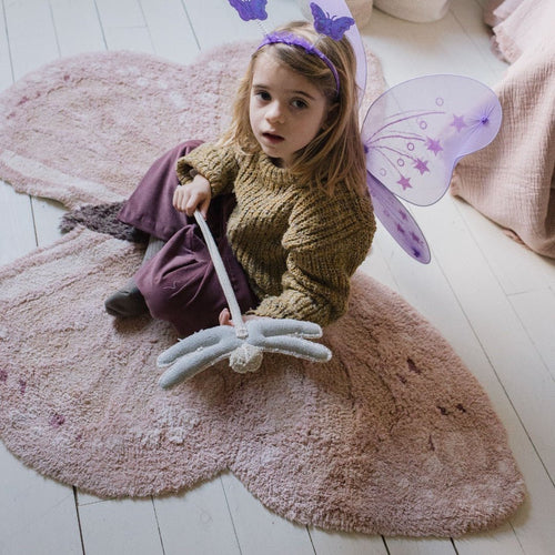 Lorena Canals wasbaar vloerkleed Washable Animal Baby Butterfly