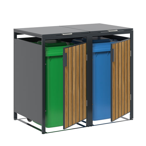 Garden Impressions containerbox BinPort dubbel - light teaklook