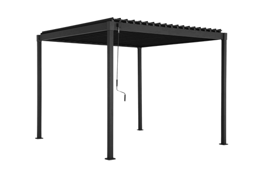 MIRADOR Pergola 80 Solid 3x4m - Antraciet - vtwonen shop