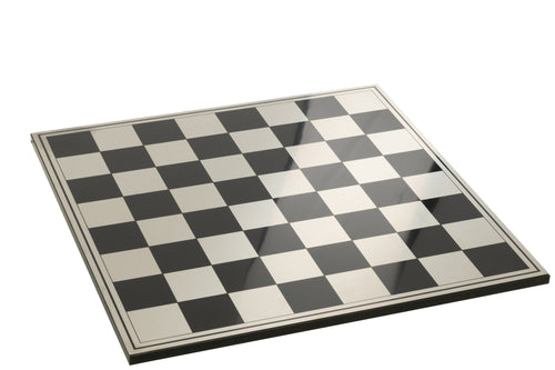 J-Line decoratie Schaakstuk - polyresin - goud/wit