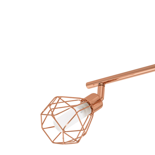 EGLO spot Zapata - 3 lichts - koper - wit - vtwonen shop