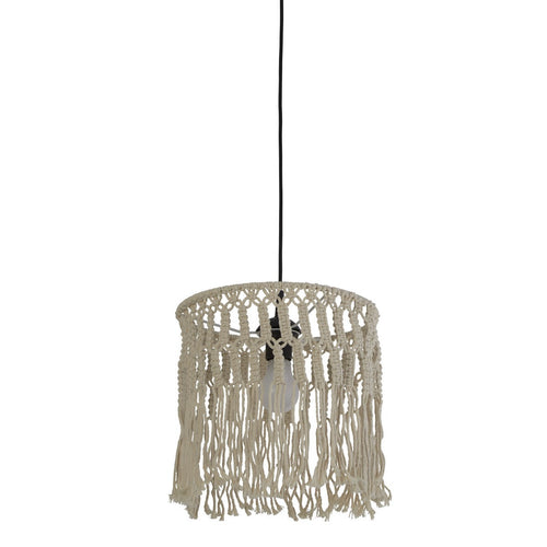 Searchlight Bahama Plafondhanger met ophanging macramé
