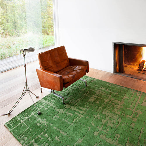 Louis De Poortere vloerkleed Perrier's Green - groen - 140x200cm - vtwonen shop