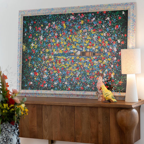 Kare Design Schilderij drijvende bloemenmarkt 150x100cm - vtwonen shop