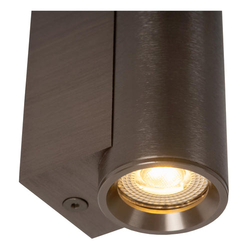 Lucide wandspot DUPLA - 1xGU10 (MR11) - Koffie