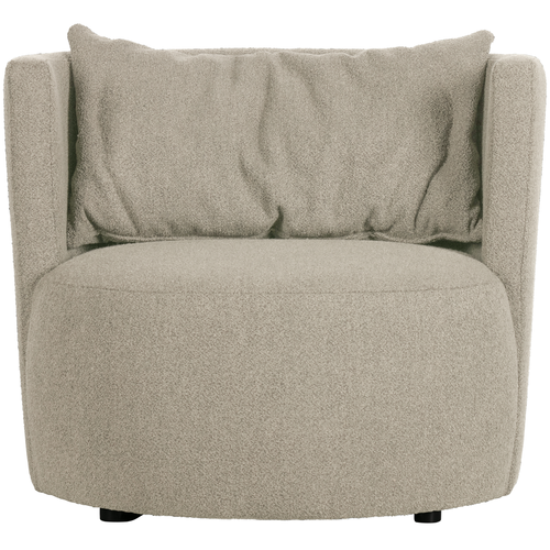 vtwonen fauteuil Explore - Boucle - Naturel - 81x96x92 - vtwonen shop