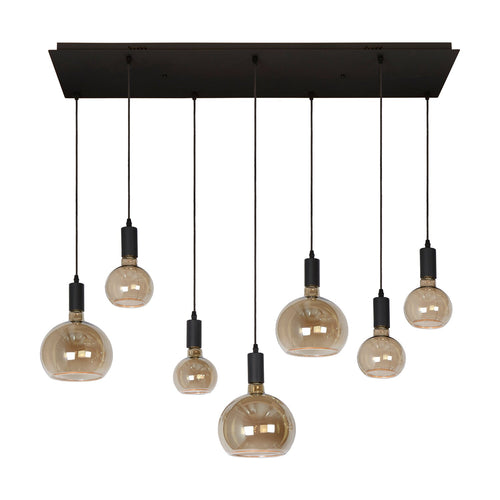 Atmooz hanglamp Hanoi - zwart - 110 x 31 x H 115 cm - E27